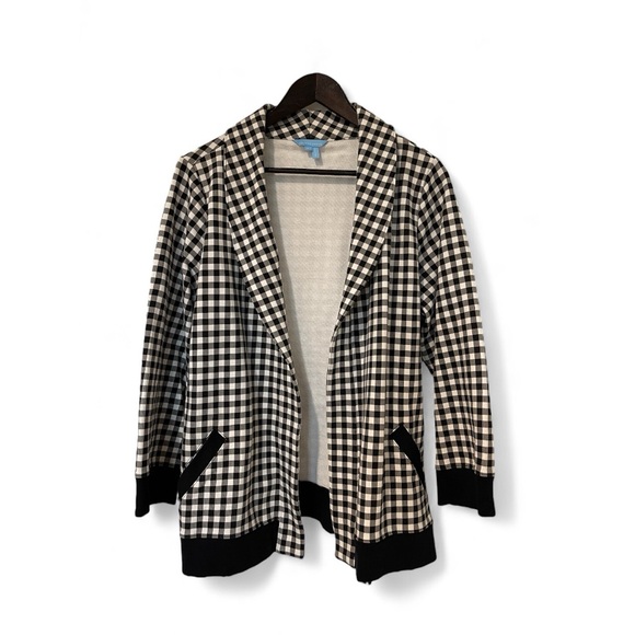 🖤🤍 Draper James Jersey Jacket Size L 🤍🖤 - Picture 3 of 8